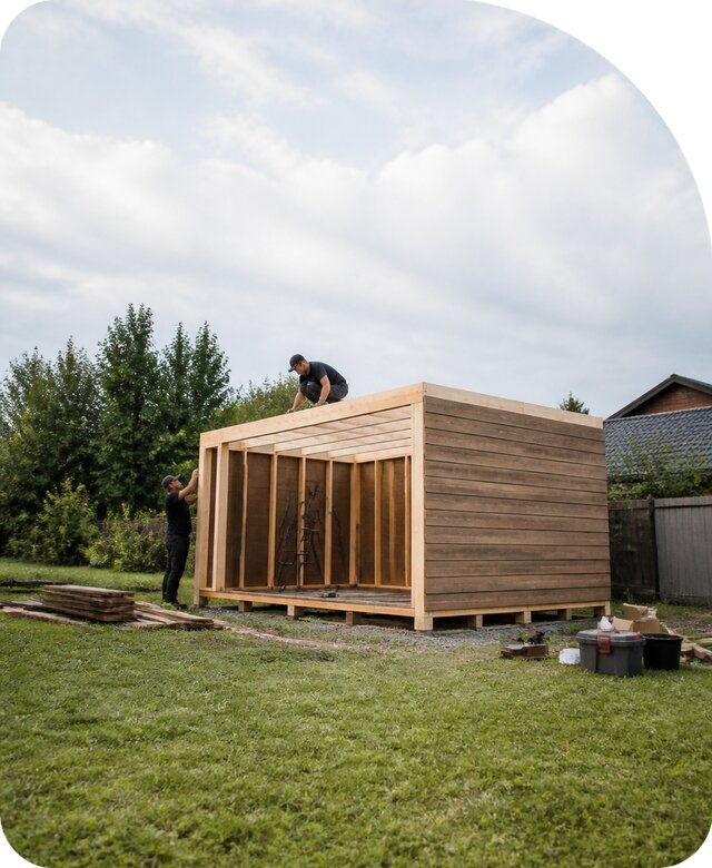 Монтаж садовых построек в Северодвинске цена от 12145 р. | РадиДОМА-Свр